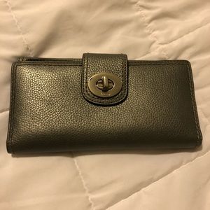 Coach Leather Trifold Wallet